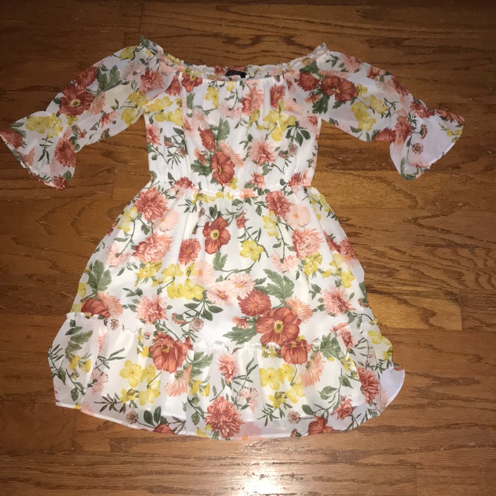 Off The Shoulder Floral Sundress